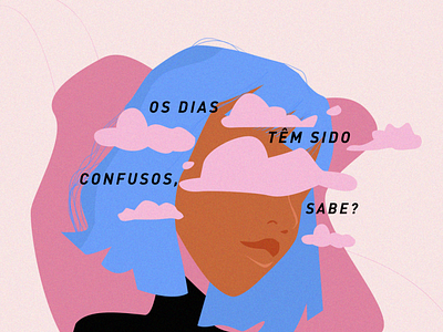 Dias confusos anxiety brazil caracter covid 19 illustration illustrator quarentine youth