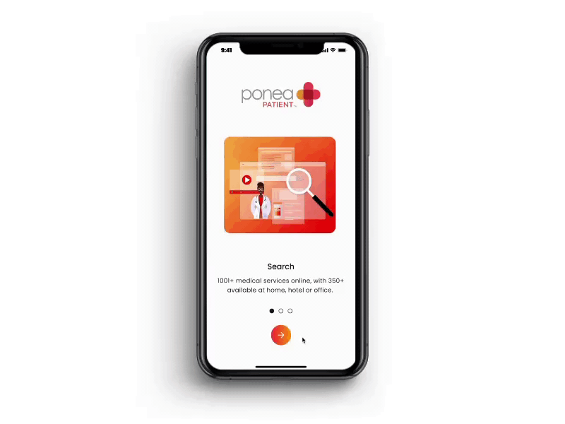 Ponea Patient App Onboarding GIF by Shirish Nair on Dribbble