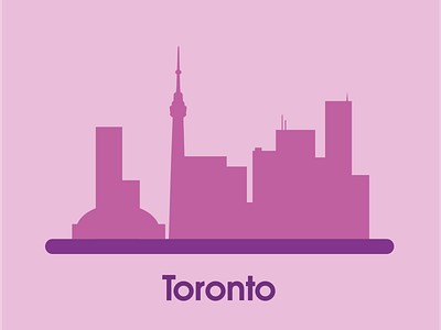 Toronto design flatdesign illustration illustrator cc