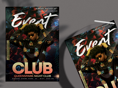 Club Event Flyer Free PSD Template club club flyer club night dj event flyer flyers free flyer free flyer template free flyers freebie freebies party summer summer party