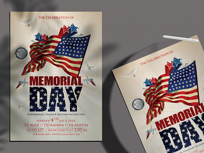 Memorial Day Free PSD Flyer Template club club flyer club night dj event flyer free flyer freebie indenpendece day independece independeceday memorial day memorial day flyer party party flyer