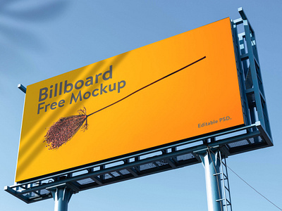 Standard Billboard Free PSD Mockup Template