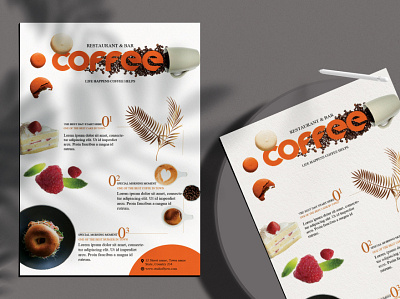 Coffe Menu Free PSD Flyer Template bar bar menu barmenu cake shop coffe coffee coffee menu coffee shop design designer flyer flyers freebie menu menu desgn menubar restaurant restaurant menu