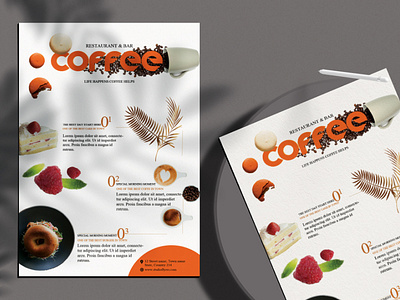 Coffe Menu Free PSD Flyer Template