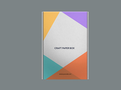 Carft Paper Box Mockup Free PSD Template