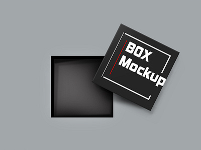 Gift Box Mockup Free PSD Template