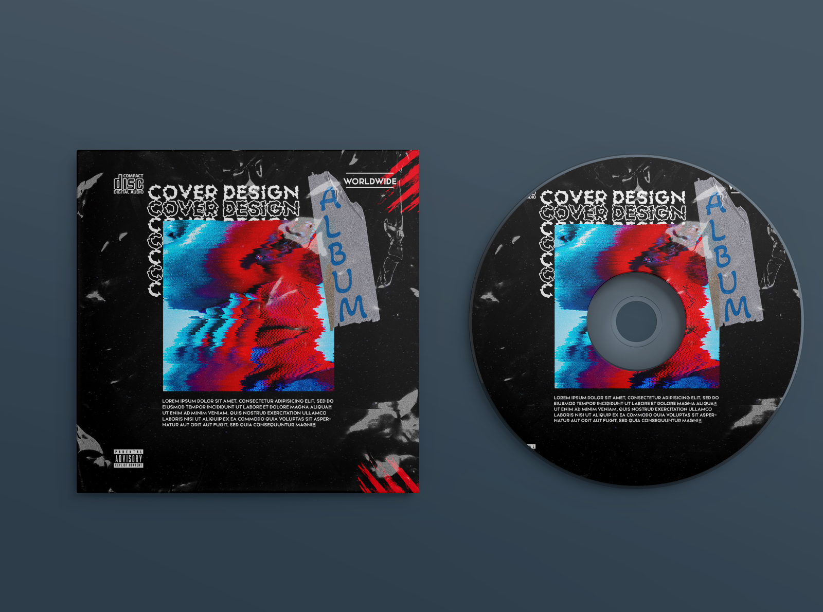 Cd Cover Design Psd Template Free Download