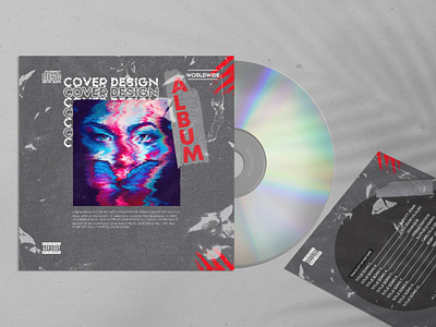 CD Cover Album Design Free PSD Template
