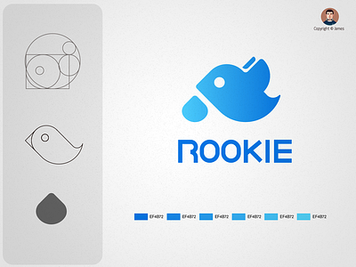 Rookie logo design draw icon illustration illustrations logo mobile ui vi