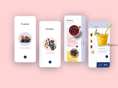 Food Mobile app design
