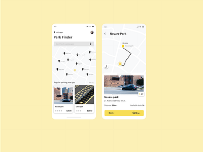 Park Finder app