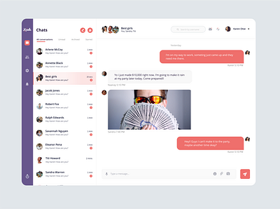 Web Chat app chat app minimal user experience userinterfacedesign userinterfacedesigner