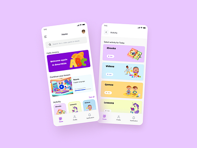 E-Learning app for Kids