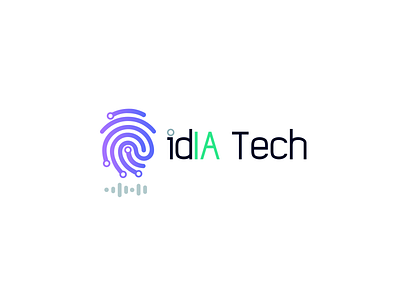 Tech logo apple blue digital green ia identity illustration siri tech tech logo technology vocal