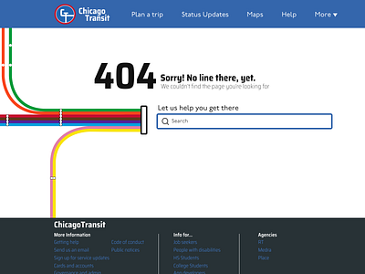 Chicago Transit 404 Page