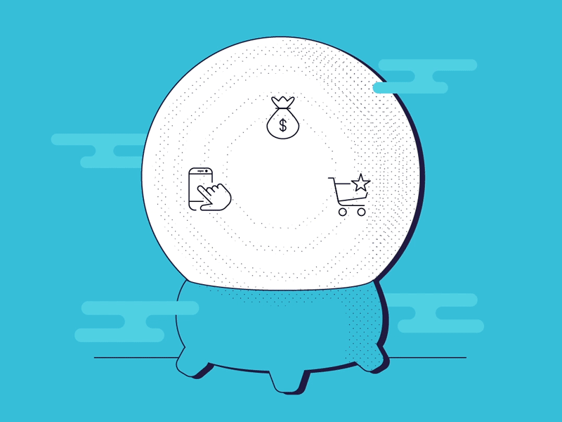 Friday 13 animation e-commerce myths social web illustration motion