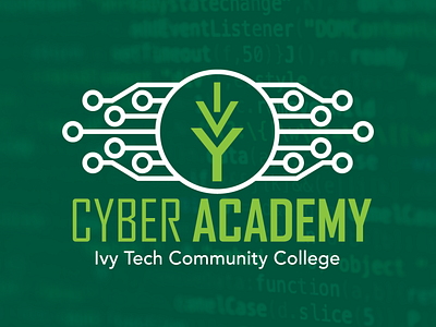 Cyber Academy Logo coding cyber security cybersecurity logo design school logo