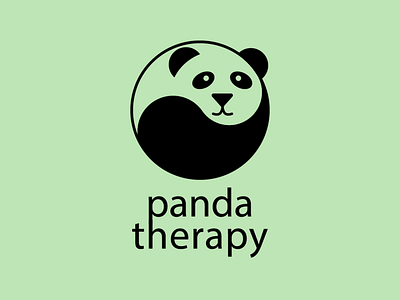Panda Logo dailylogochallenge logo logo design panda yin yang