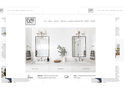 Pure Salt Interiors Website