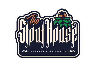 Logo for Stout House art branding brewery brewery logo design illustration illustrator logo microbrewery vector