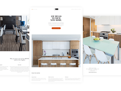 Website for Refine Corporate Housing