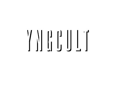 Logo for music duo YNGCULT art branding design icon illustration logo minimal typography