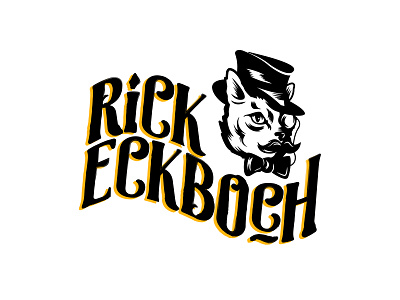 Logo for Rick Eckboch art branding design icon illustration illustrator logo logodesign music artist typography