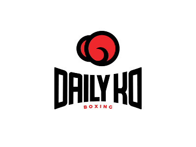 Logo for Daily KO Boxing art boxing branding design icon illustration logo logodesign