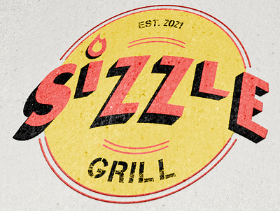 Daily Logo Challenge Day 10: Sizzle dailylogochallenge dailylogochallengeday10 logodesign sizzle