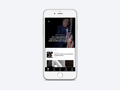 NPR News refresh app application feed ios news trump 😞