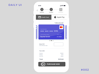 Daily UI - #002