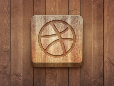 Dribbble Icon dribbble grain icon wood