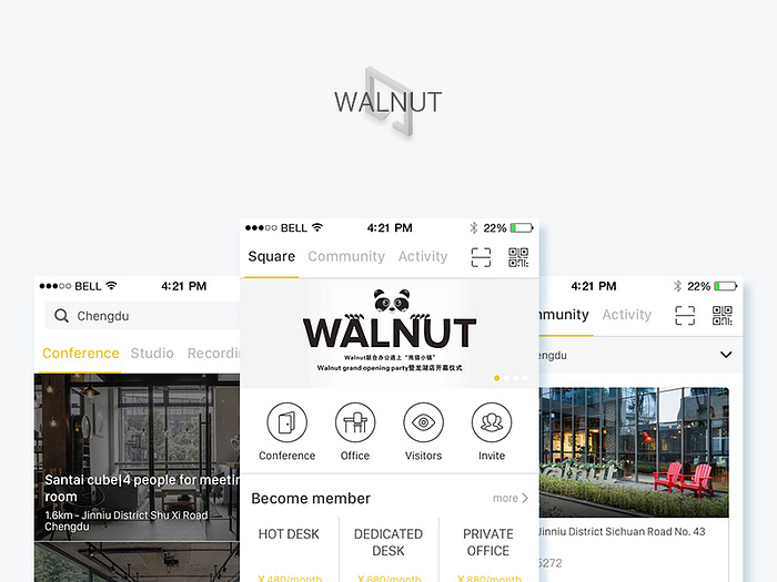 Walnut App designs, themes, templates and downloadable graphic elements