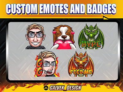 CUSTOM EMOTES AND BADGES