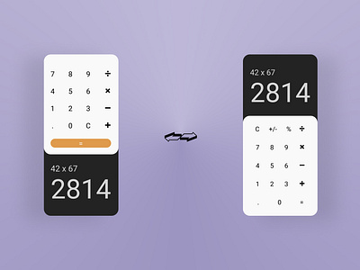 Calculator app calculator dailyui design