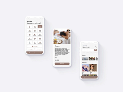 Hotel app design