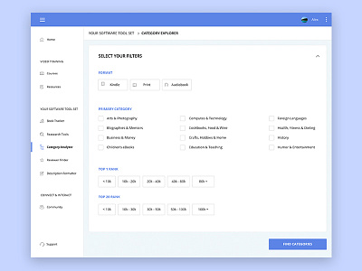 Filter Web App app dribbble filter interface sketch ui ux ux design web web design web app web app design web applications