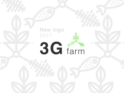 3G Farm 2017 farm fish graphic green leaf logo phong