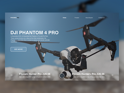 Home Page 03 cam daily design fly ui