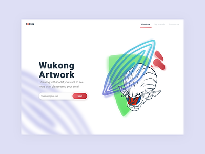 Wukong draw illustraton ui