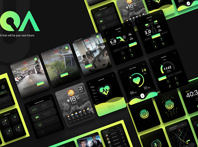 Roa Watch Smart App 3D mockup app branding design icon logo typography ui ux vector waqasakbar