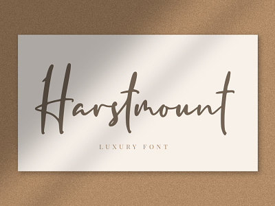 Harstmount // Luxury Signature Font branding font for logos instagram font invitation logo love lovely modern font sweet wedding