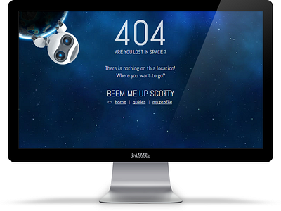 404 error page 404 beem me up scotty design error gamification planet responsive robot space stars ui web