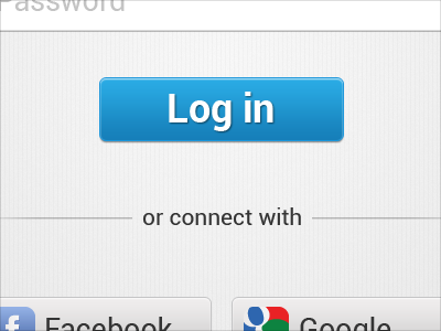 Android Log in Screen
