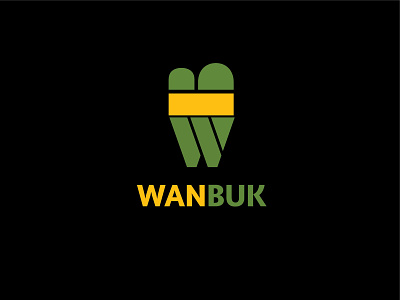 WB Logo Design Concept For WANBUK FOODS brand design creative design graphic graphic design graphics illustrator logo logo design