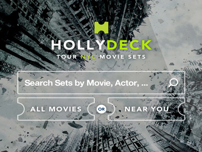 Hollydeck Landing app movies ui ux