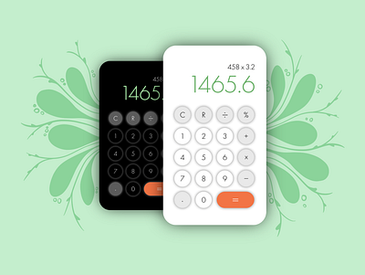 Calculator Design colour create dailyui dailyuichallenge dayfour design designer ios procreate sketch ui ux