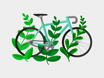 Bike Illustration | Dryad adobe photoshop bike colour create design design art designer drawing illustration ios procreate product design ui ux