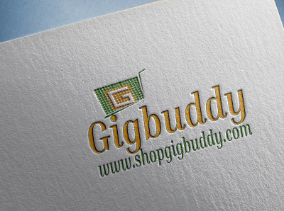 gigbuddy logo design Aahmad Graphics 3d logo design brand identity branding flat logo design logo logo design logotype simple typography vector