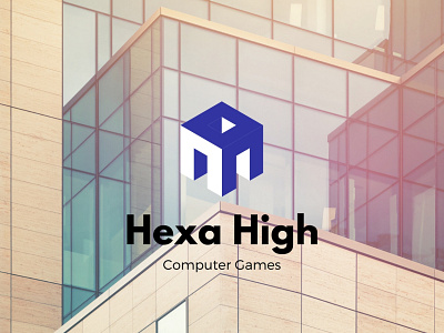 Hexa High Logo 3d logo design brand identity branding design flat logo design logo logo design logotype minimalist logo simple